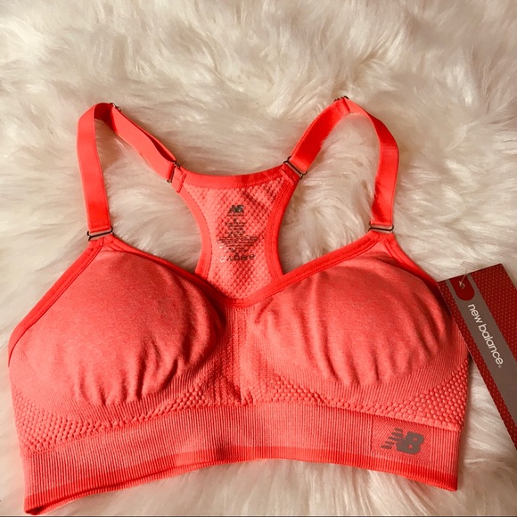 new balance sports bra removable pads